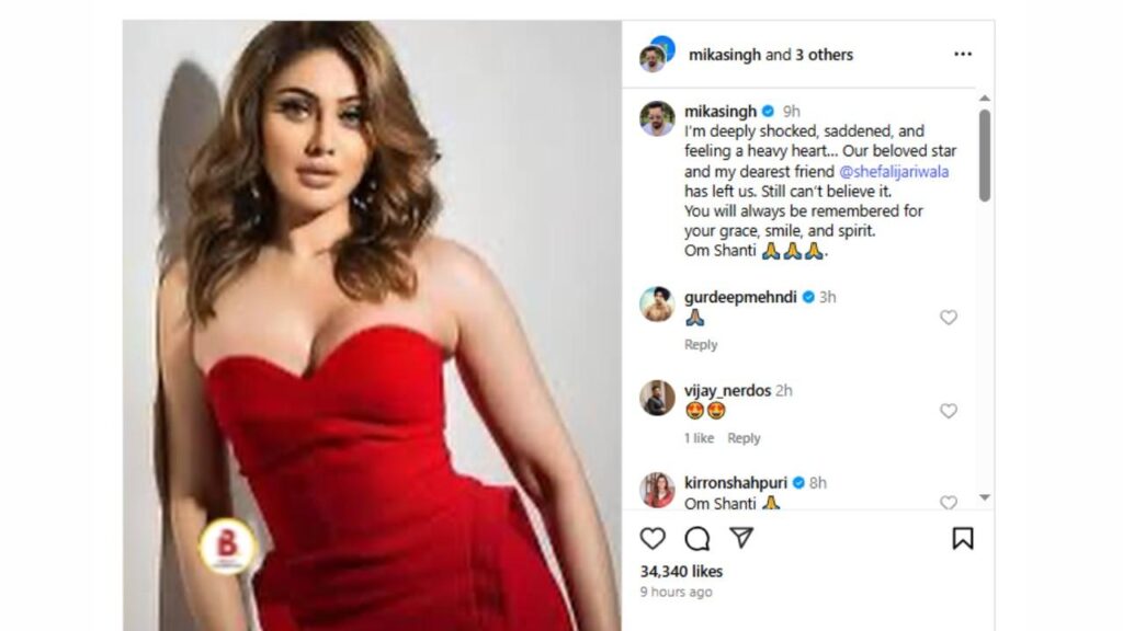 Shefali Jariwala death 2025