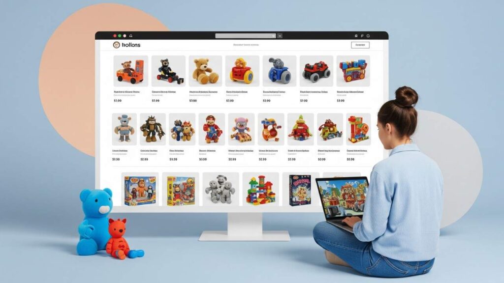 Toy business online selling