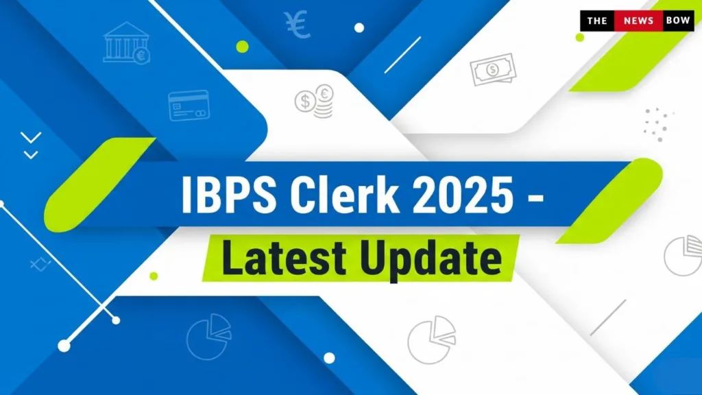 ibps clerk notification 2025